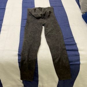 Brown maternity leggings